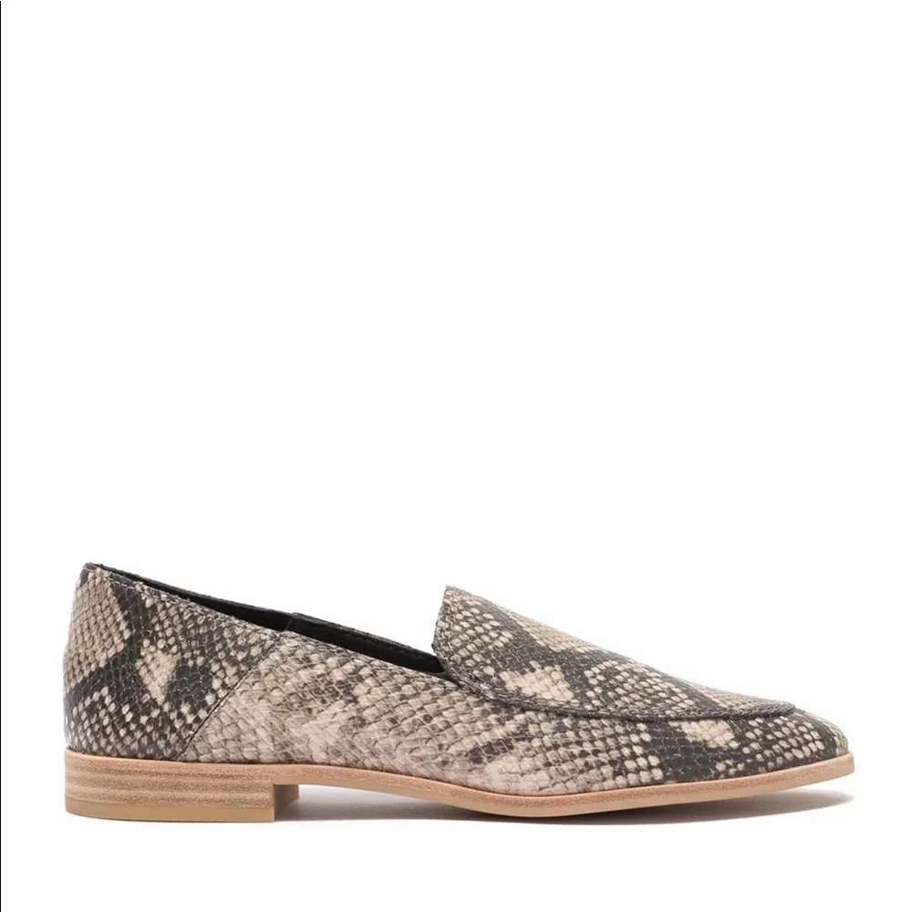 Dolce Vita Pixy Snake Print Loafer 6.5 NWOT